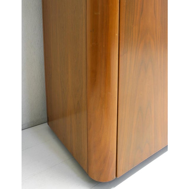 Modular Mirror Top Wall Unit with Integrated Bar Cabinet, Italy, 1970s For Sale - Image 11 of 18