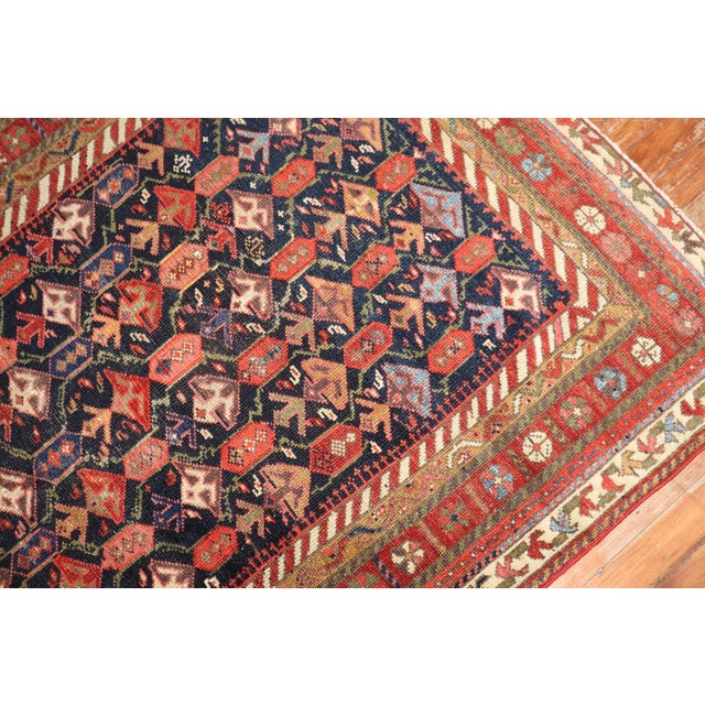 Early 20th Century Persian Accent Rug - 3'9" x 6'3" For Sale - Image 4 of 6