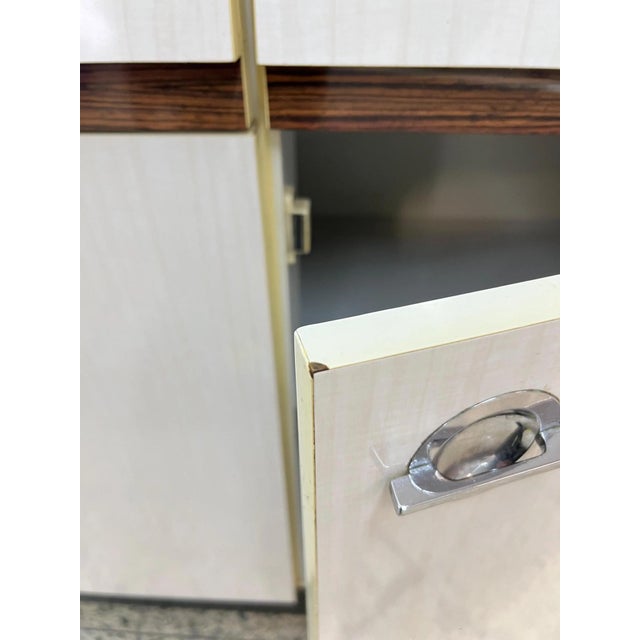 1960s Niestrath Kitchen Sideboard in Resopal Wood, 1960s For Sale - Image 5 of 11