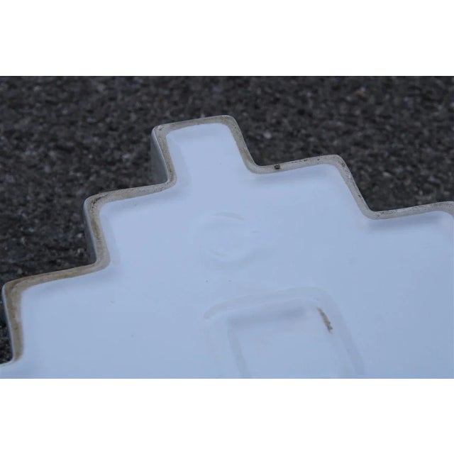 White Ceramic Vase by Makio Hasuike for Gabbianelli, 1970s For Sale - Image 3 of 8