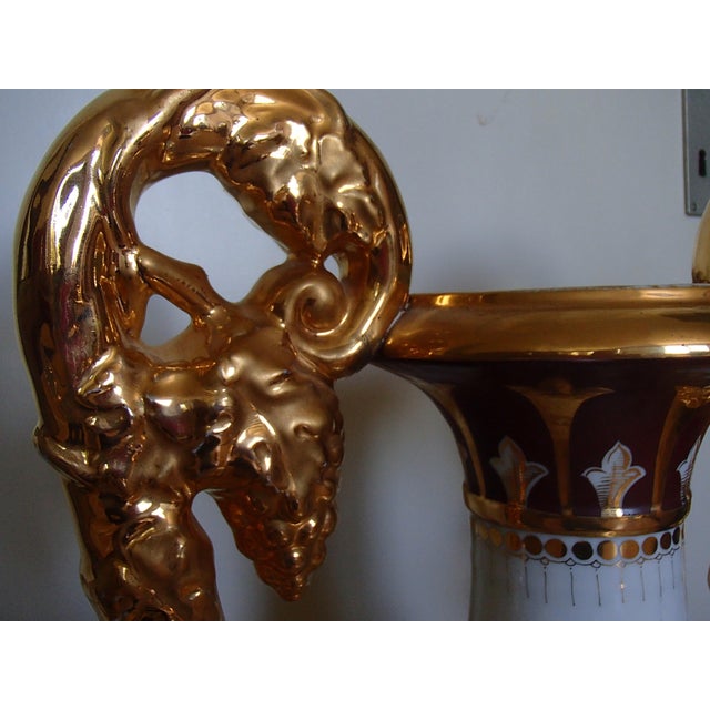 Art Nouveau Amphora Floor Vase For Sale - Image 10 of 12