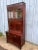 19th Century Antique 19th C. American Classical Empire Style Flame Mahogany Secretary Desk Bookcase For Sale - Image 5 of 12