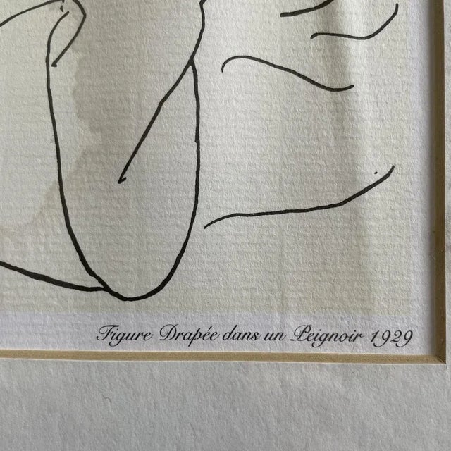 1920s Matisse, Figure Draped in a Bathrobe, 1929, Lithograph For Sale - Image 5 of 7