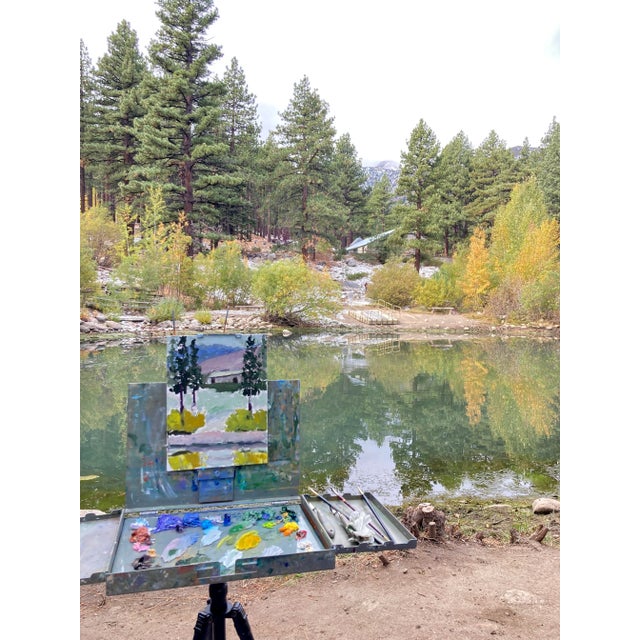 Quiet Places & Desertscapes — Marilyn Pond, Reno, NV Original oil painting by Haas, 9 x 12 unframed on linen panel,...