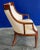 Off White Linen Upholstery & Walnut Harper Chair From the Madeline Stuart Collection For Sale - Image 4 of 12