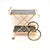 Vintage Italian Brass Drinks Trolley, 1970s For Sale - Image 13 of 13