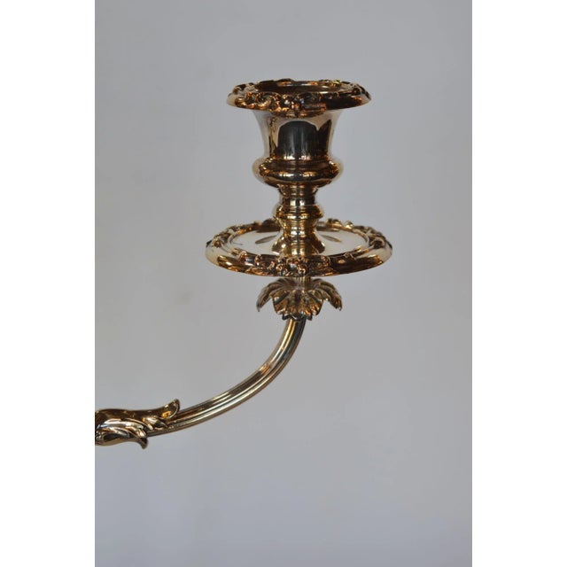 Metal Early 20th Century Twisted Silver Candelabras- a Pair For Sale - Image 7 of 11