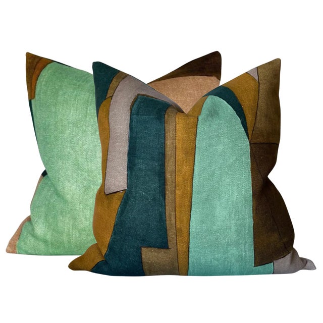 Add A New Look By Using Pillow Covers Made of Designer Fabric! ⭐️ Ships Within 2 Days On the Front: District Printed...