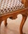 Brown Mid-Century French Louis XV Walnut Desk Chair With Upholstered Seat For Sale - Image 8 of 11