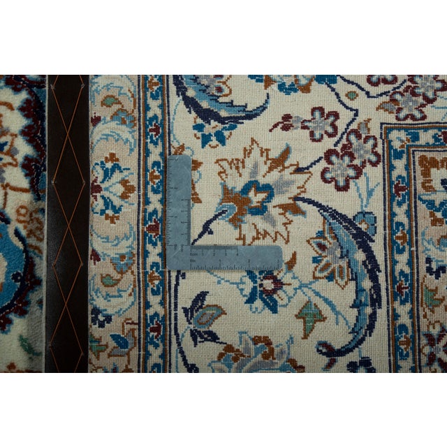 Hand-Knotted Oriental Rug with Silk For Sale - Image 11 of 12