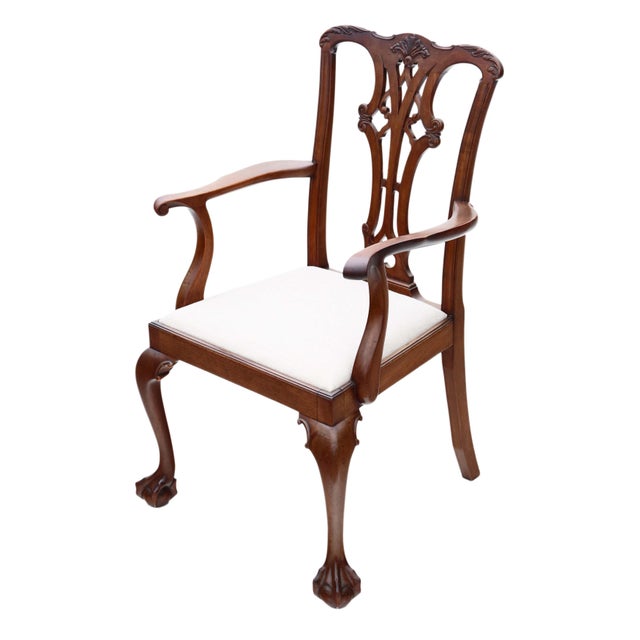 Georgian Revival Mahogany Dining Chairs, 1910, Set of 8 For Sale - Image 9 of 13