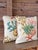 Coastal Sealife Watercolor Self Welt Down Insert Pillows-Pair For Sale - Image 9 of 10