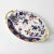 Antique mid 1800s Imari pattern porcelain platter. Made by Fischer & Mieg Pirkenhammer. This piece has an attribution...