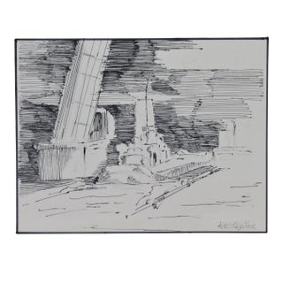 William De Garthe, Peggy's Cove, Nova Scotia Scenery, Circa 1950 For Sale