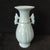 Art Deco Chinese Ceramic Vase,Guan Ware Crackle Glaze Celadon Porcelain Double Ears Vase For Sale - Image 3 of 9