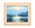 Vintage Coastal Seascape Oil Paintings - Framed Ocean Sunrise & Seaside Art Signed by Davis - Set of 2 For Sale - Image 4 of 8