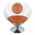 Fritz Hansen Wire Cone Chair Set with Brown Patinated Leather by Verner Panton for Fritz Hansen, 1980s, Set of 3 For Sale - Image 4 of 8