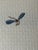 Two Decorative Pillows With Dragon Flies and Fringe For Sale - Image 4 of 8