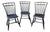 Early 19th Century Collection of 3 Birdcage Windsor Chairs-3 For Sale