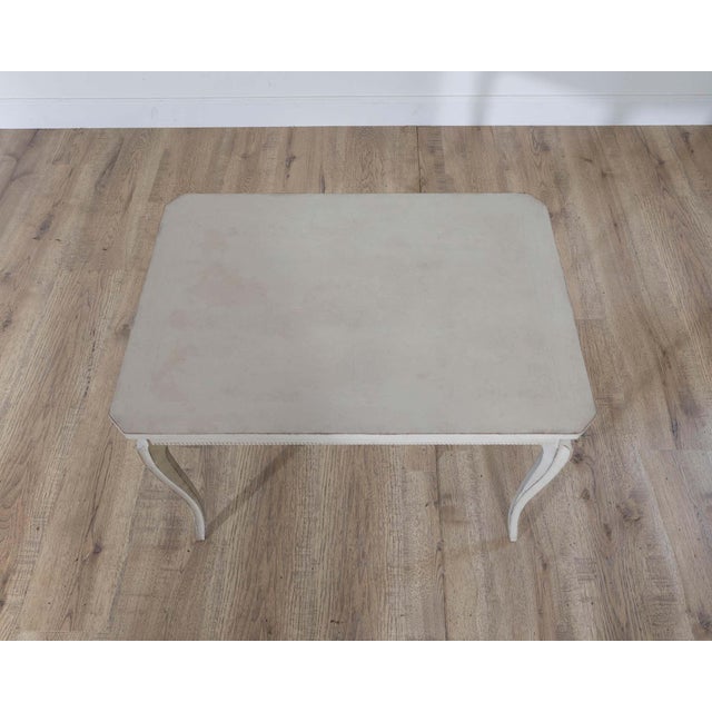 Gustavian (Swedish) Early 20th Century Swedish Coffee Table with Graceful Cabriole Legs For Sale - Image 3 of 8