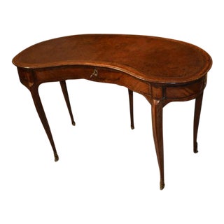 18th Century Louis XV Transitional French Reniform Desk For Sale