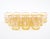 Mid-Century Italian 24k Gilt Gold-Decorated Whiskey / Scotch Lowball Glass Set For Sale - Image 14 of 14