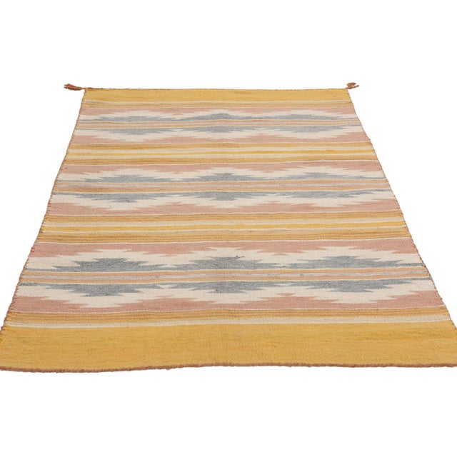Rustic Vintage Chinle Navajo-Style Rug - 02'11 X 04'11 For Sale - Image 3 of 9