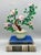 Magnificent bonsai tree inside a stunning celadon pot. Features delicate pink and white petals that make up cherry...