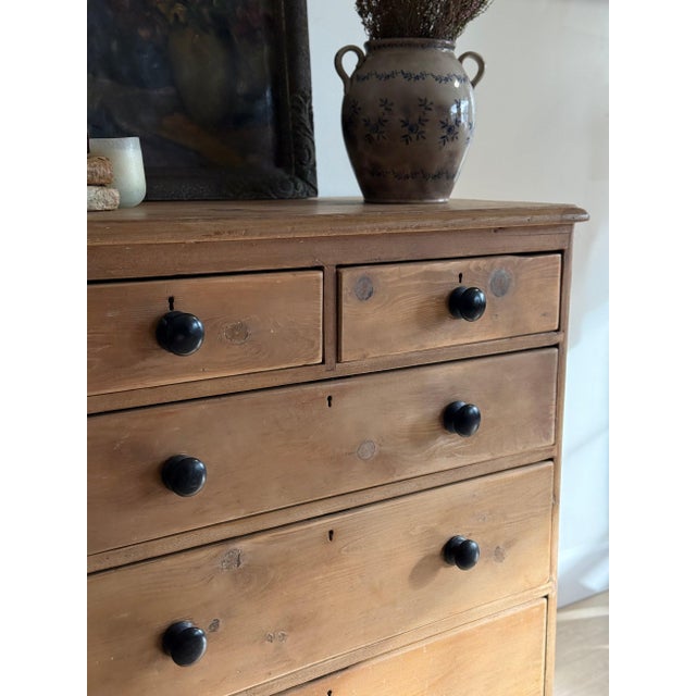 Antique English Pine Dresser/Dresser/Chest of Drawers For Sale - Image 4 of 6