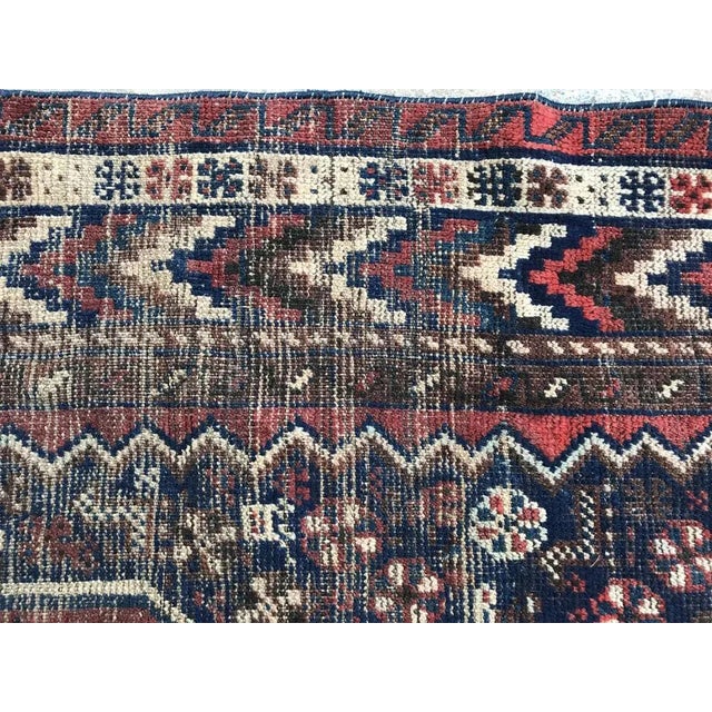 Vintage Wool Ghashghaei Rug For Sale - Image 10 of 12