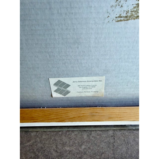 Jasper Johns 1990 National Gallery of Art Exhibition Poster Custom Acrylic Box Frame Jerry Solomon La For Sale - Image 10 of 13