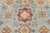 2020s Kazak Rug 8'5'' X 9'7'' Blue Wool Tribal Hand-Knotted Oriental Carpet For Sale - Image 5 of 12