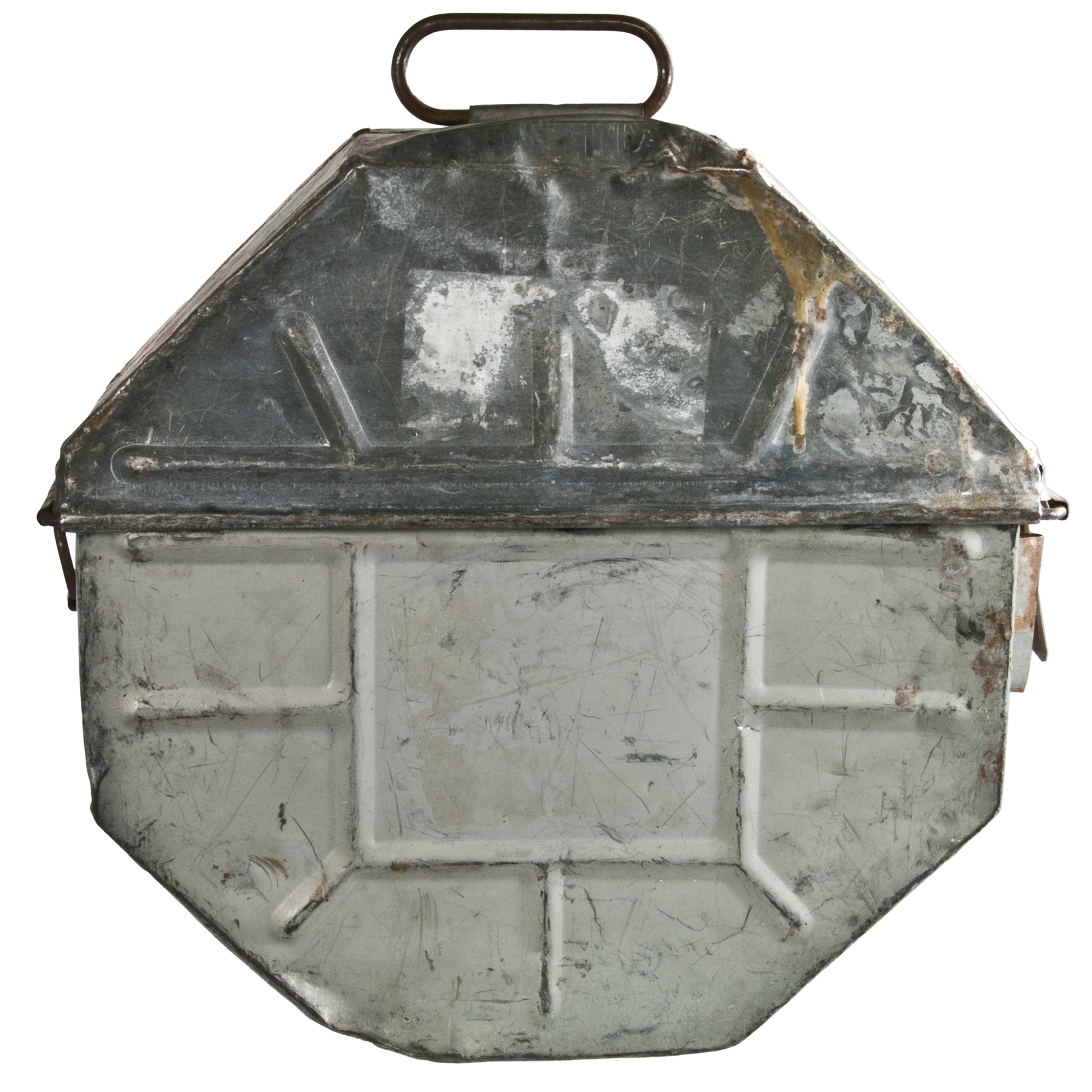 Vintage Galvanized Film Reel Canister Chairish