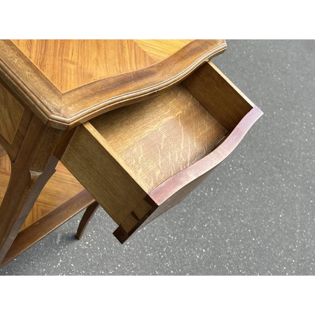 1950s 1950s French Neoclassic Rosewood Pedestal Table For Sale - Image 5 of 9