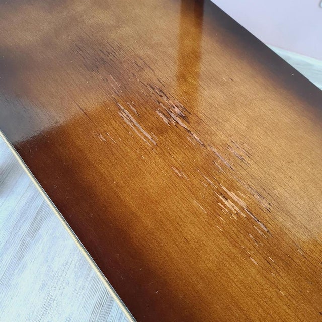 Mid-Century Bar Trolley in Wood and Brass, 1960s For Sale - Image 11 of 12