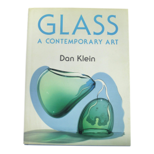 1989 Glass a Contemporary Art by Dan Klein Book Hardcover Hard Cover, Gift for Art Design Decor Lover, Coffee Table, Bookshelf Styling