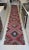 Vintage Turkish Oushak Runner Rug Kilim - Handmade Extra Long Hallway Decor , Stair Runner 2′9″ X 19′8″ For Sale - Image 4 of 14