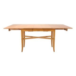 Tommi Parzinger for Charak Mahogany Danbury Extend Dining Table For Sale