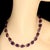 18 Inch Amethyst Highly Polished Chunks With Goldy Accents Necklace For Sale - Image 4 of 4