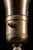 Mid 20th Century Vintage Art Deco Brass Torchiere Floor Lamp With Inverted Pyramidal Shade For Sale - Image 5 of 7
