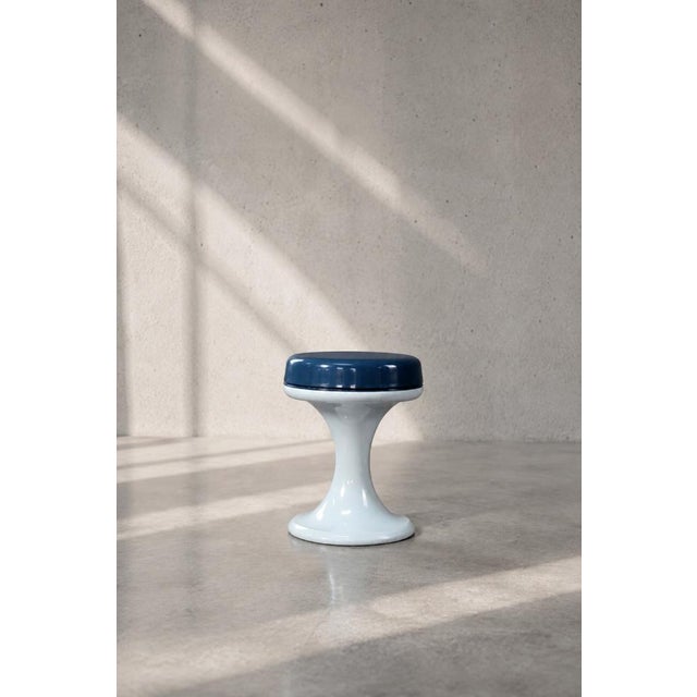 Vintage Space Age Plastic Stool from Emsa, West Germany, 1960s For Sale - Image 12 of 12