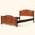Brown Antique Abernathy Walnut Full-Size Bed Frame in Victorian Style For Sale - Image 8 of 11
