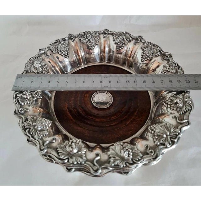 Antique George IV Sheffield Plate Wine Bottle Coasters, 1830, Set of 2 For Sale - Image 11 of 12
