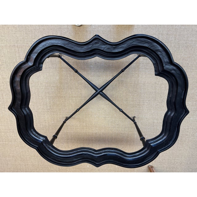 Antique English Coffee Table With Crackled Handpainted Finish, Early 20th Century For Sale - Image 4 of 10