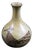 Mid-Century French Soliflore Vase in Glazed Ceramic with Incised Decoration of Stylized Birds by Olivier Pettit, France, 1950-1960 For Sale