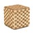 The Woven Pouf from Zentique is a handwoven cube pouf in brown and beige seagrass and corn husk leaf. The two-tone natural...