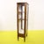 Wooden Display Cabinet with Glass Inserts and Inlays For Sale - Image 12 of 16