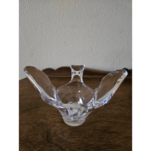 Late 20th Century Princess House Crystal Dove Candy Dish For Sale - Image 6 of 12