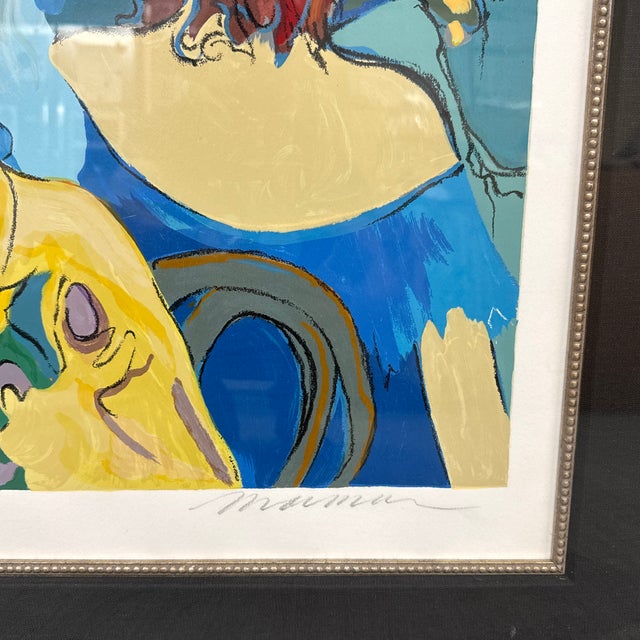 Wood Circa 1994 Isaac Maimon "Cabaret", Signed For Sale - Image 7 of 11