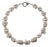 Ajd 18 Inch Magnificent White Baroque Pearl Necklace For Sale